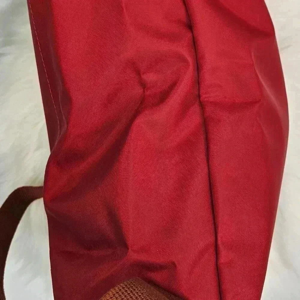 Red LongChamp Versatile Backpack - Picture 6 of 16